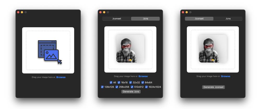 macOS ICNS icon creation overview